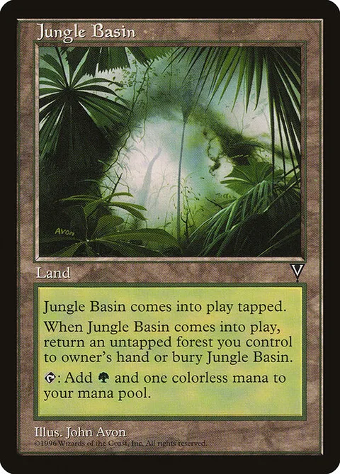 Jungle Basin, carte 164 de Visions