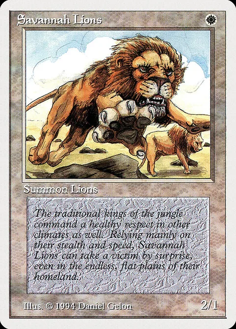 Savannah Lions, carte 39 de Summer Magic / Edgar