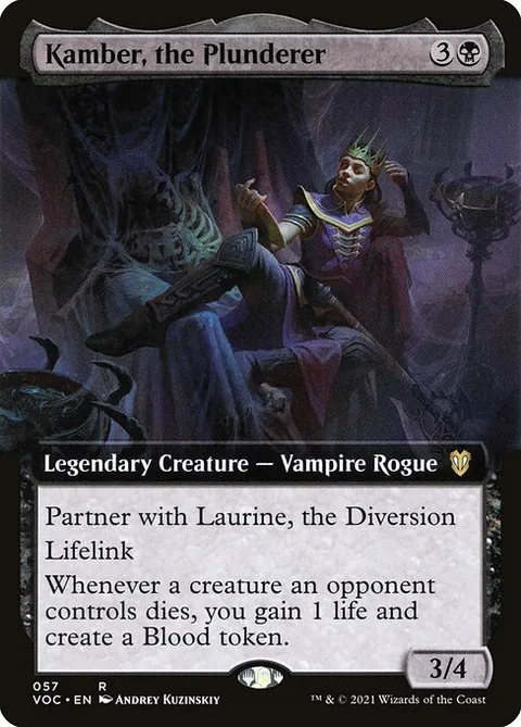 Kamber, the Plunderer, carte 57 de Crimson Vow Commander