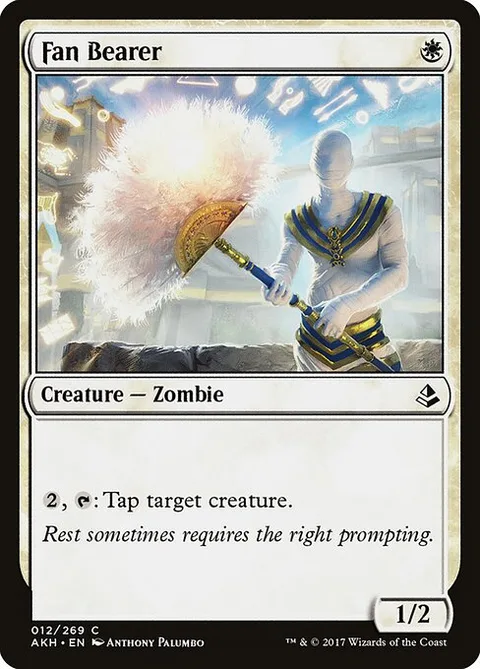 Fan Bearer, card 12 from Amonkhet