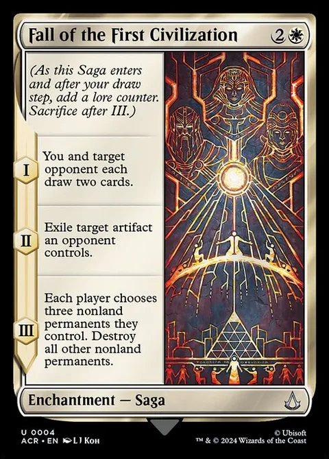 Fall of the First Civilization, card 4 from Assassin's Creed