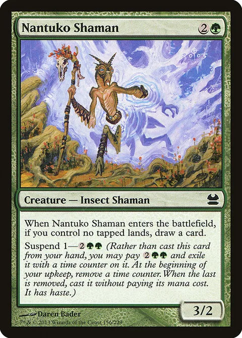 Nantuko Shaman, card 156 from Modern Masters