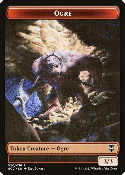 Ogre, card 20 from New Capenna Commander Tokens