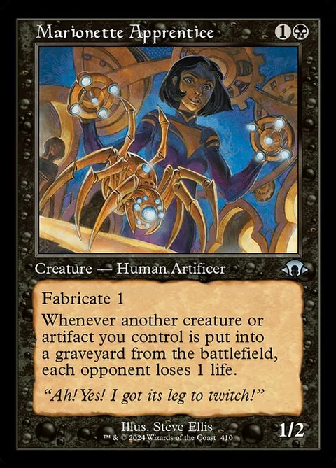 Marionette Apprentice, card 410 from Modern Horizons 3