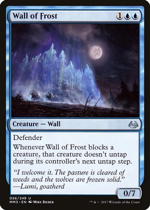 Wall of Frost, carte 56 de Modern Masters 2017