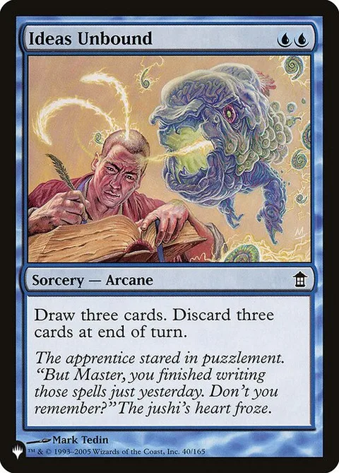 Ideas Unbound, card SOK-40 from The List