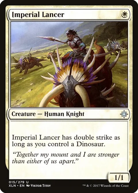 Imperial Lancer, carte 15 de Ixalan