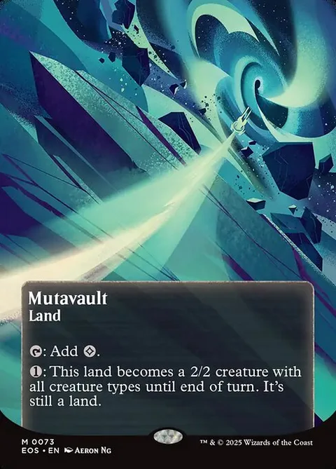 Mutavault, card 73 from Edge of Eternities: Stellar Sights