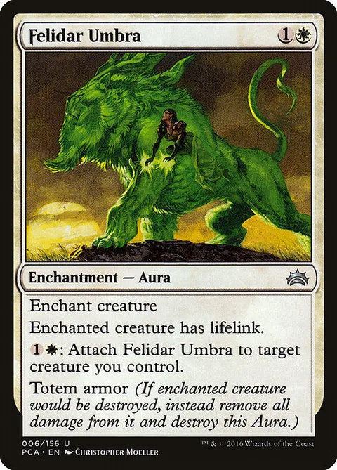 Felidar Umbra, card 6 from Planechase Anthology