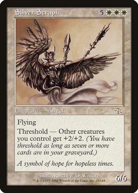Silver Seraph, card 23 from Judgment