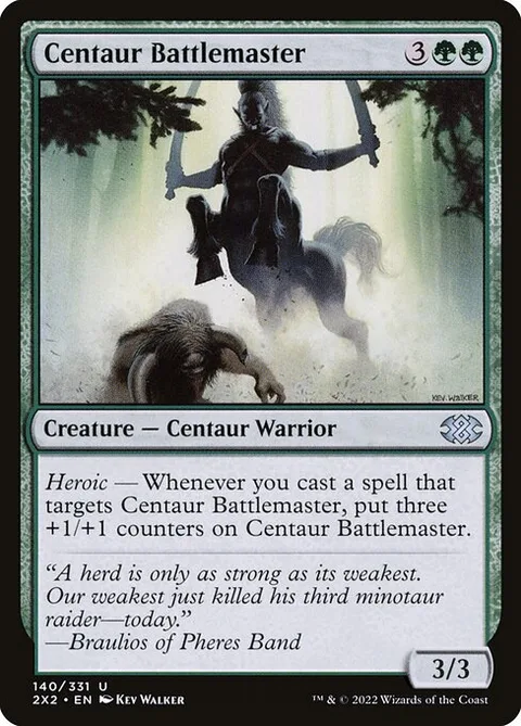 Centaur Battlemaster, carte 140 de Double Masters 2022