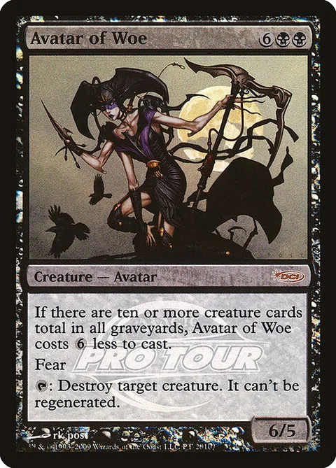 Avatar of Woe, card 2010 from Pro Tour Promos