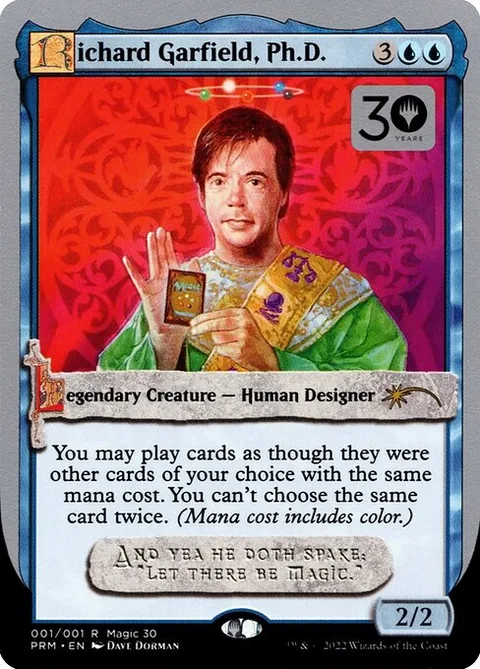 Richard Garfield, Ph.D., carte 1★ de 30th Anniversary Misc Promos