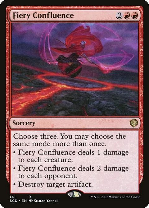 Fiery Confluence, card 141 from Starter Commander Decks
