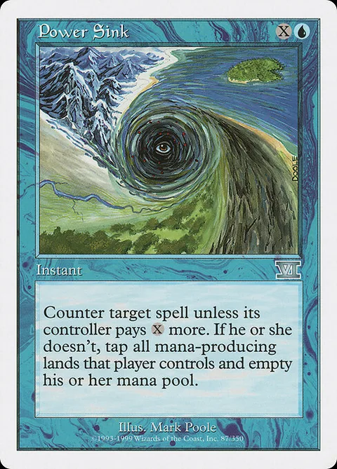 Power Sink, card 87 from Classic Sixth Edition