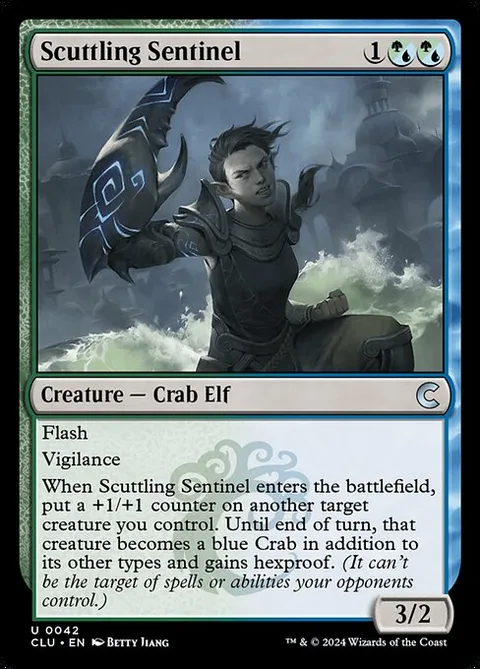 Scuttling Sentinel, carte 42 de Ravnica: Clue Edition