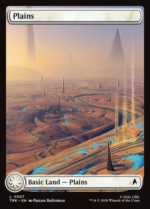 Plains, card 307 from Star Trek
