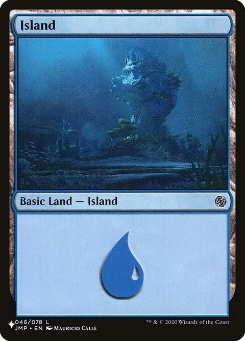 Island, carte JMP-46 de The List