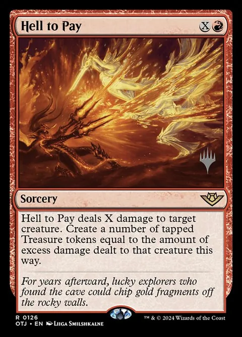 Hell to Pay, carte 126p de Outlaws of Thunder Junction Promos