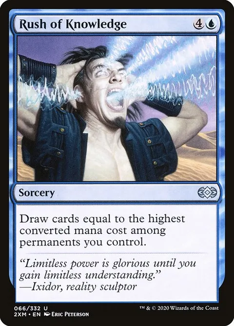 Rush of Knowledge, carte 66 de Double Masters