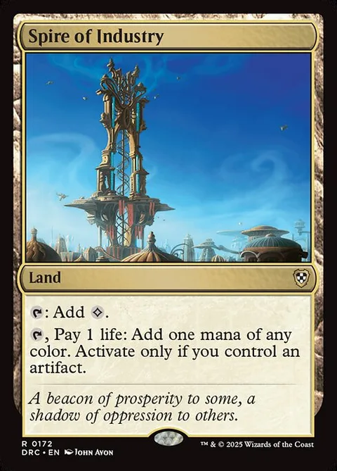 Spire of Industry, carte 172 de Aetherdrift Commander