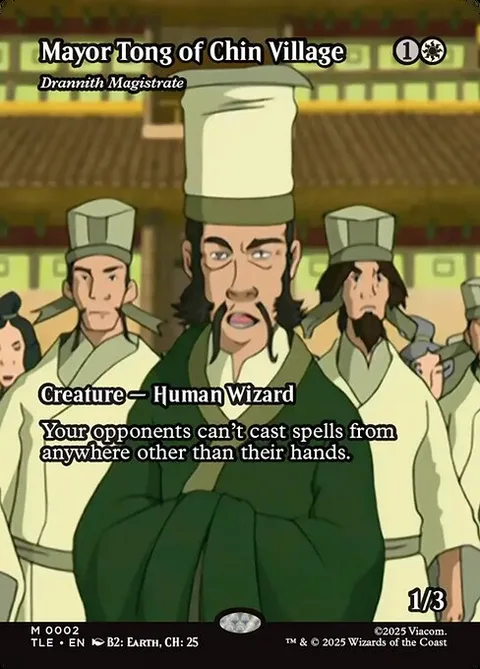 Drannith Magistrate, card 2 from Avatar: The Last Airbender Eternal