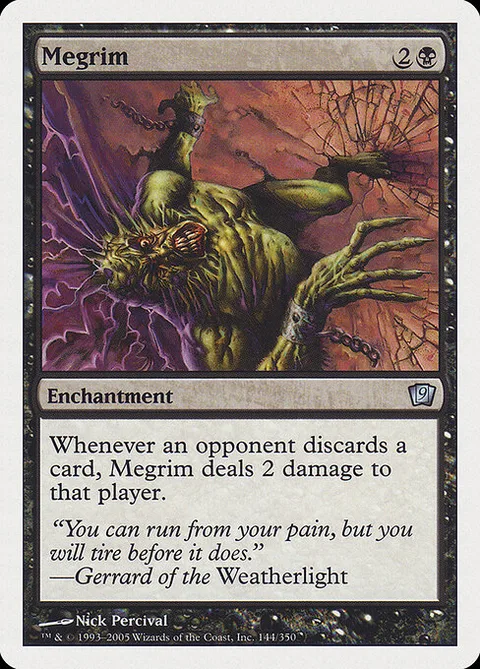 Megrim, carte 144 de Ninth Edition