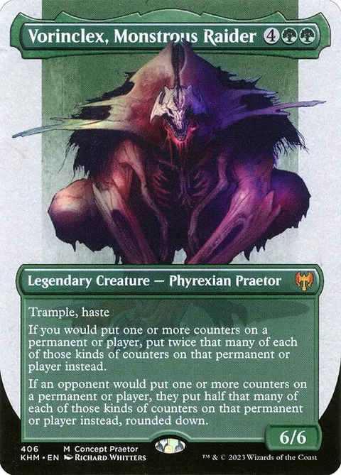 Vorinclex, Monstrous Raider, carte 406 de Kaldheim