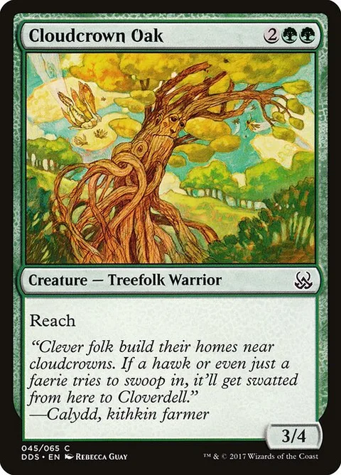 Cloudcrown Oak, carte 45 de Duel Decks: Mind vs. Might