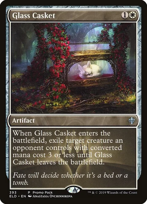 Glass Casket, card 393 from Throne of Eldraine