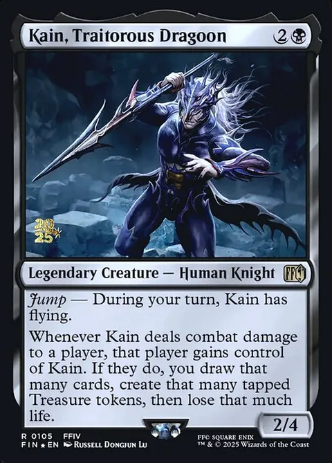 Kain, Traitorous Dragoon, carte 105s de Final Fantasy Promos