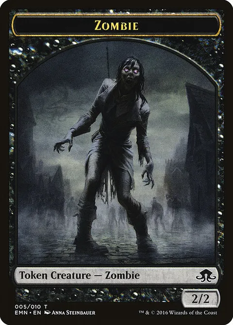 Zombie, card 5 from Eldritch Moon Tokens