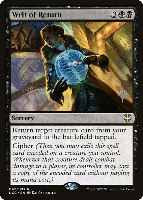 Writ of Return, carte 42p de New Capenna Commander Promos