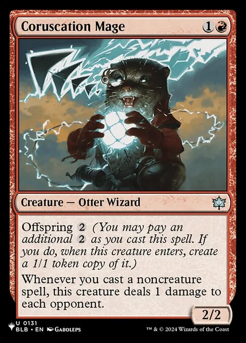 Coruscation Mage, card BLB-131 from The List