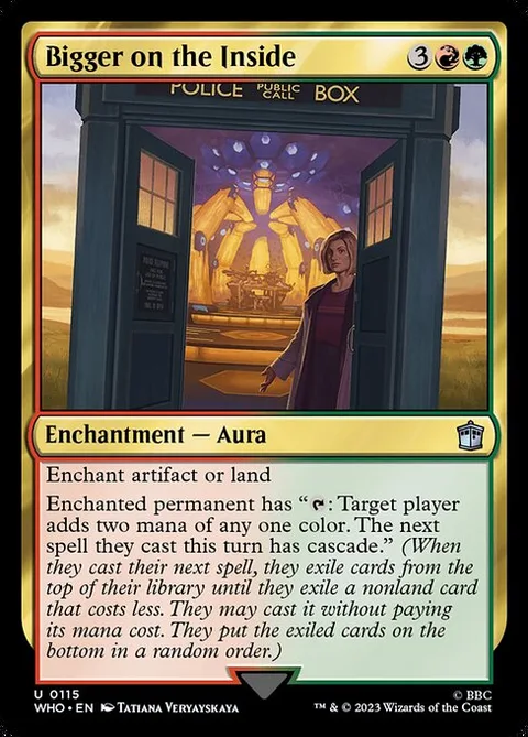 Bigger on the Inside, card 115 from Doctor Who