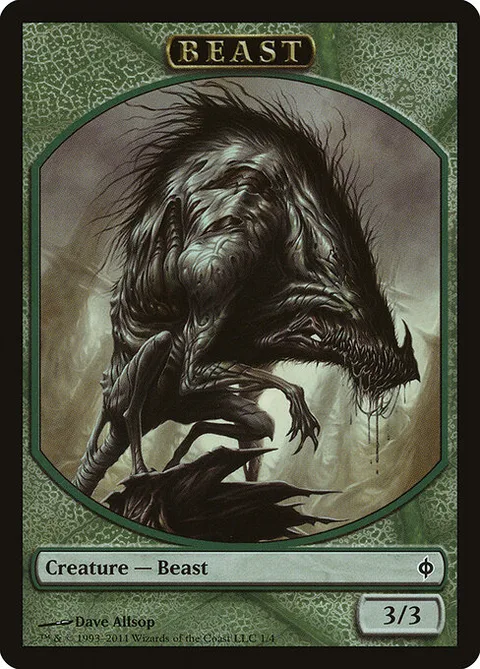 Beast, carte 1 de New Phyrexia Tokens