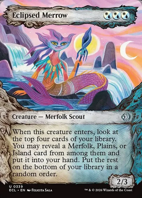 Eclipsed Merrow, card 339 from Lorwyn Eclipsed