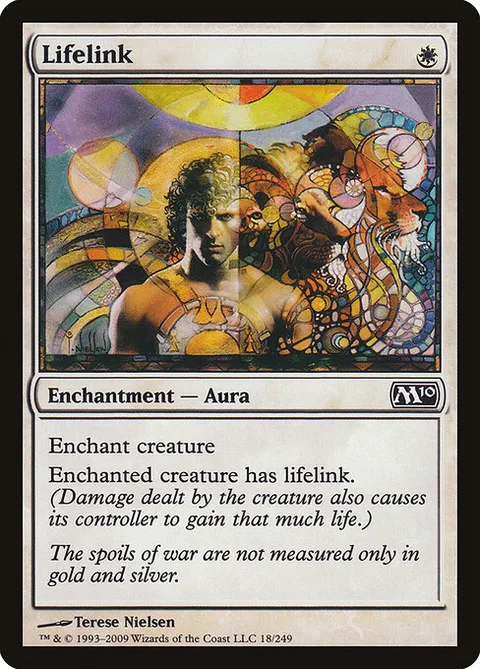 Lifelink, card 18 from Magic 2010