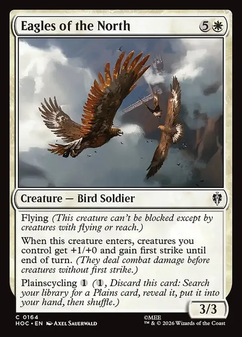 Eagles of the North, card 164 from The Hobbit Eternal