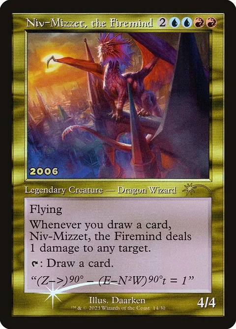 Niv-Mizzet, the Firemind, carte 14 de 30th Anniversary Play Promos