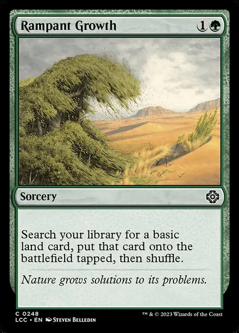 Rampant Growth, carte 248 de The Lost Caverns of Ixalan Commander
