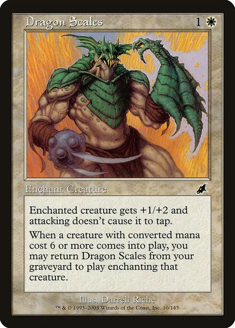 Dragon Scales, card 10 from Scourge