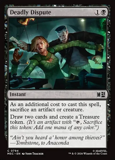Deadly Dispute, carte 794 de Marvel Super Heroes Commander