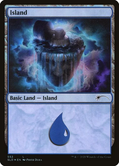 Island, card 552 from Secret Lair Drop