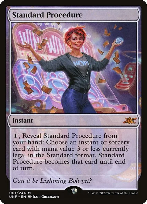 Standard Procedure, card 1 from Unfinity