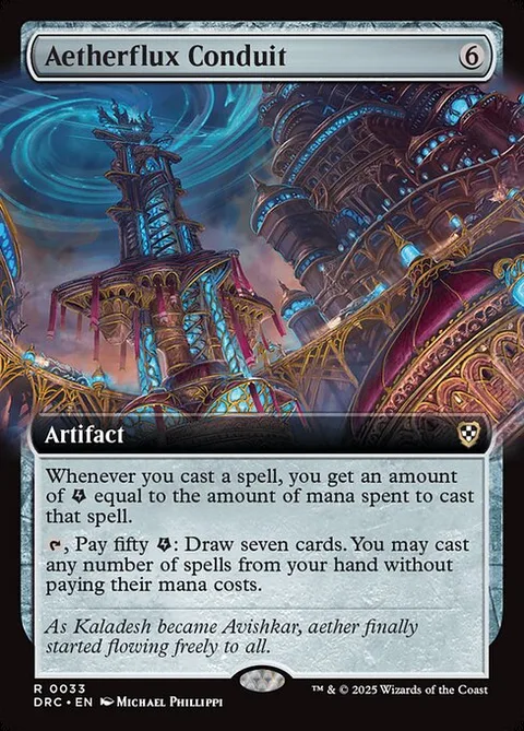 Aetherflux Conduit, card 33 from Aetherdrift Commander