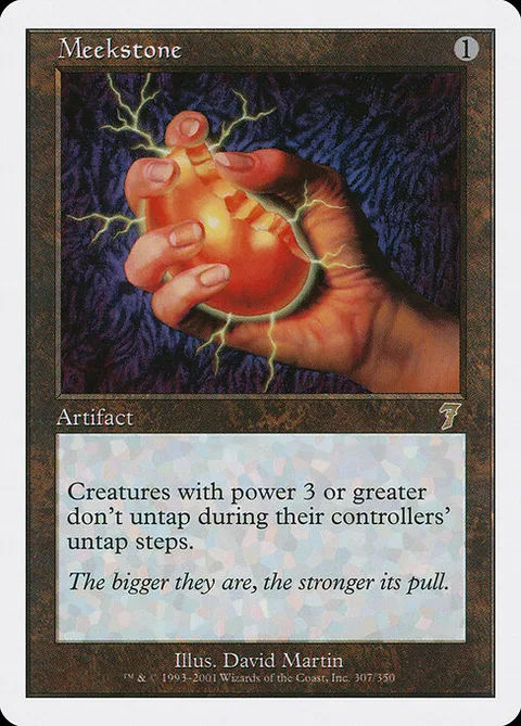 Meekstone, card 307 from Seventh Edition