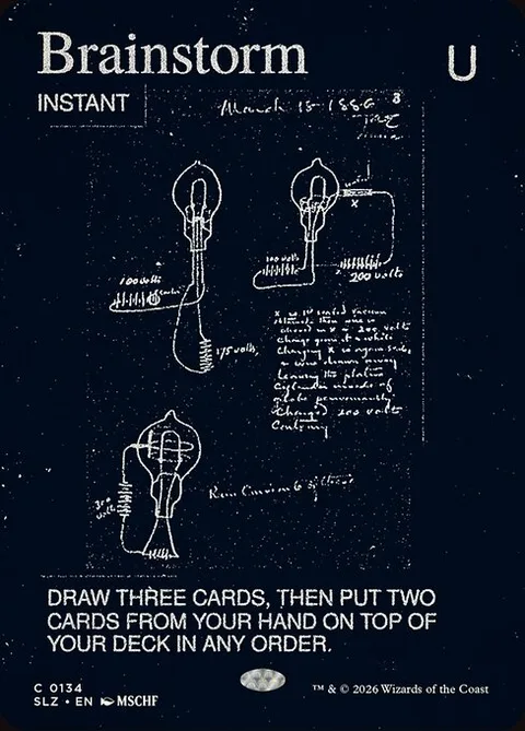 Brainstorm, card 134 from The Zeta Set