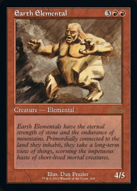 Earth Elemental, card 438 from 30th Anniversary Edition