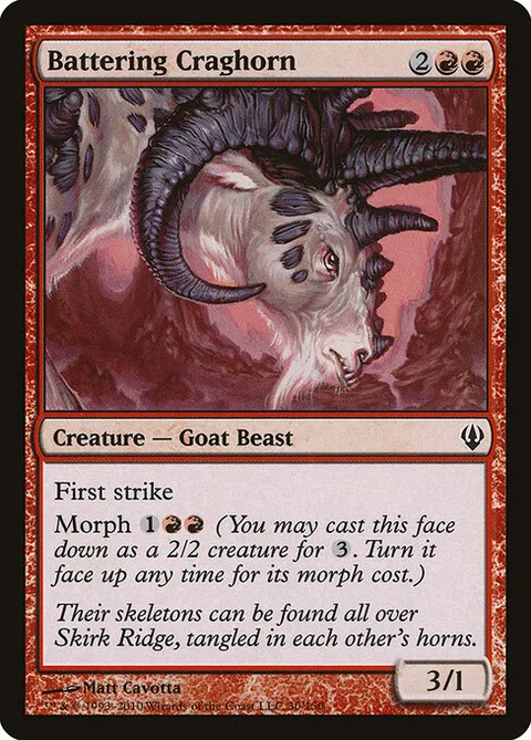 Battering Craghorn, card 30 from Archenemy